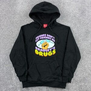 Full Send Hoodie Mens Small Black Bradley Martyn Bradleys Drugs Sweatshirt